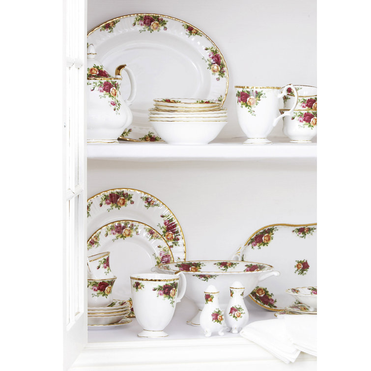 Royal Albert Old Country Roses Gravy Boat Stand & Reviews Wayfair